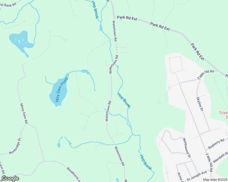 map of restaurants, bars, coffee shops, grocery stores, and more near 454 Watertown Road in Middlebury