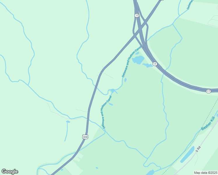 map of restaurants, bars, coffee shops, grocery stores, and more near 2744 U.S. 209 in Wurtsboro