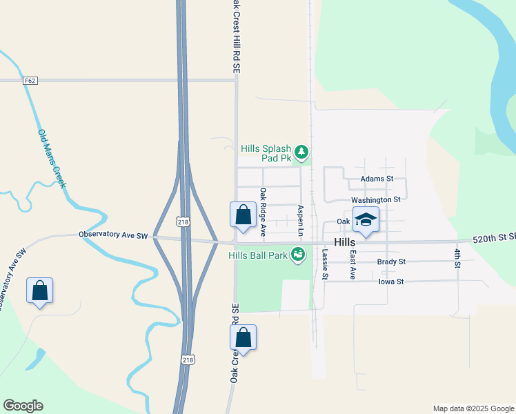 map of restaurants, bars, coffee shops, grocery stores, and more near 143 Oak Ridge Avenue in Riverside