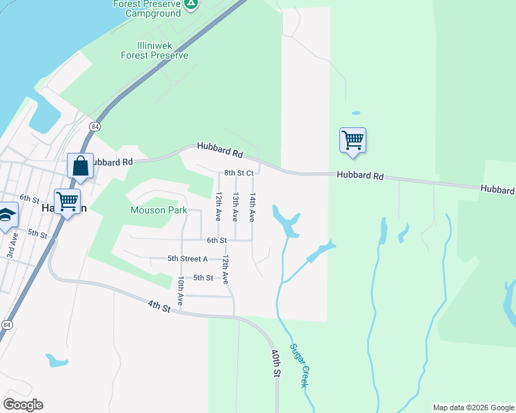 map of restaurants, bars, coffee shops, grocery stores, and more near 617 14th Ave in Hampton