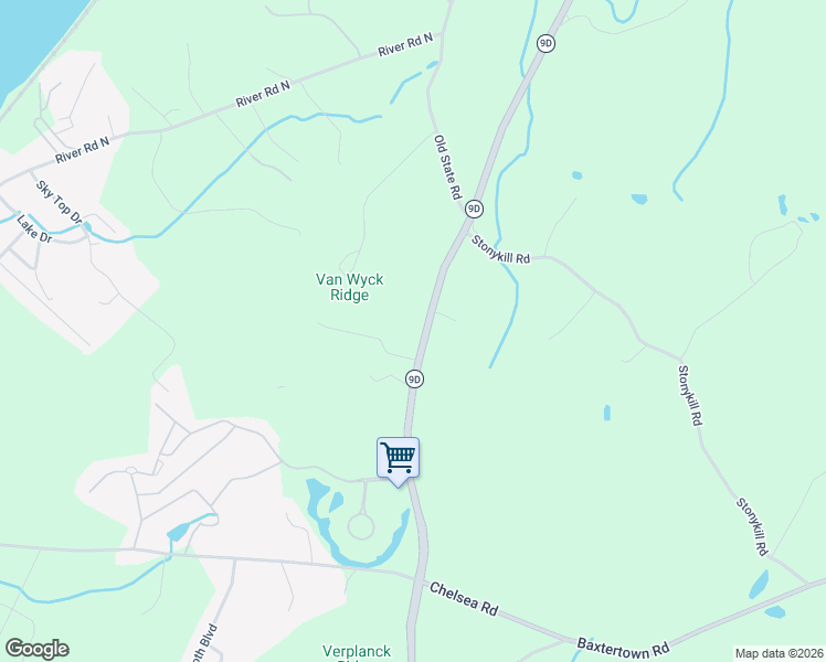 map of restaurants, bars, coffee shops, grocery stores, and more near 1969 New York 9D in Wappingers Falls