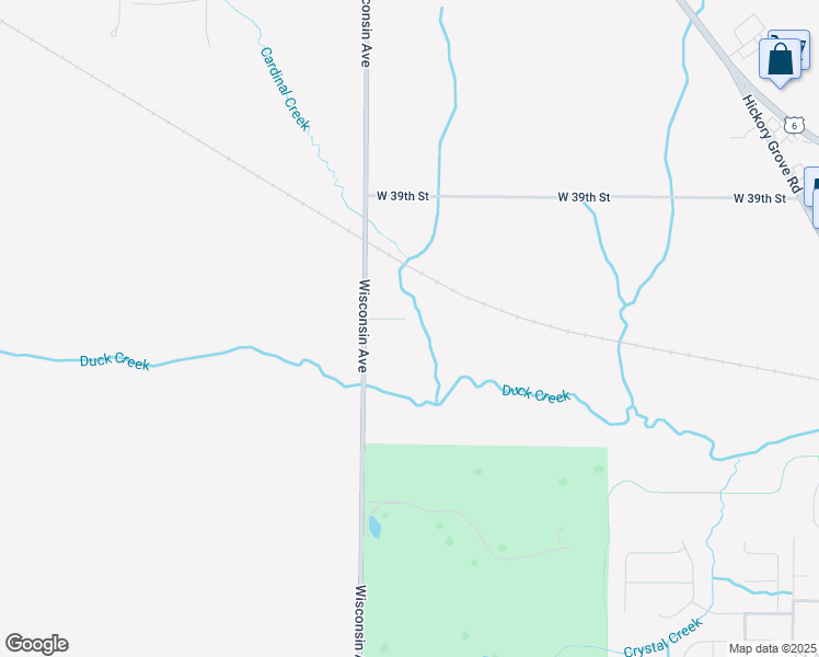 map of restaurants, bars, coffee shops, grocery stores, and more near 5023 West 35th Street in Davenport