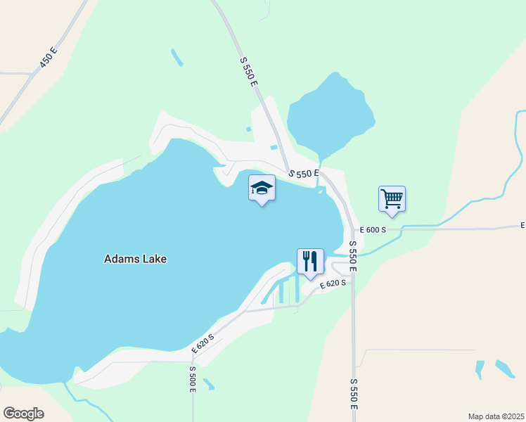 map of restaurants, bars, coffee shops, grocery stores, and more near in South Milford