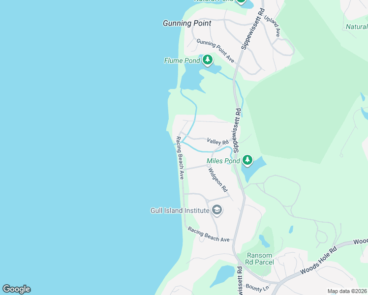map of restaurants, bars, coffee shops, grocery stores, and more near 103 Racing Beach Avenue in Falmouth
