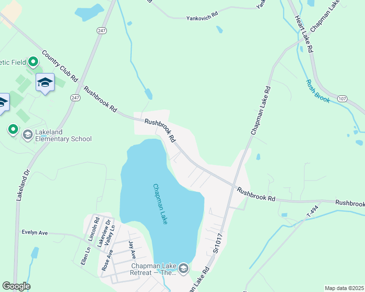 map of restaurants, bars, coffee shops, grocery stores, and more near 126 Rushbrook Road in Jermyn