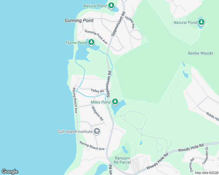 map of restaurants, bars, coffee shops, grocery stores, and more near 346 Sippewissett Road in Falmouth