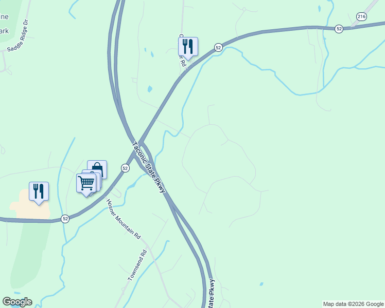map of restaurants, bars, coffee shops, grocery stores, and more near 15 Barrett Hill Road in Hopewell Junction