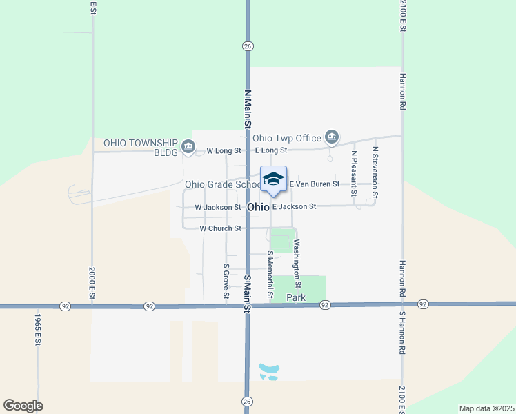 map of restaurants, bars, coffee shops, grocery stores, and more near in Ohio