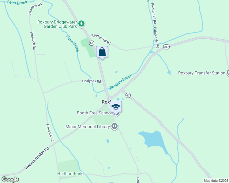 map of restaurants, bars, coffee shops, grocery stores, and more near 8 Church Street in Roxbury