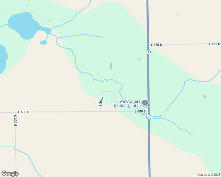 map of restaurants, bars, coffee shops, grocery stores, and more near 2725 East 585 South in Wolcottville