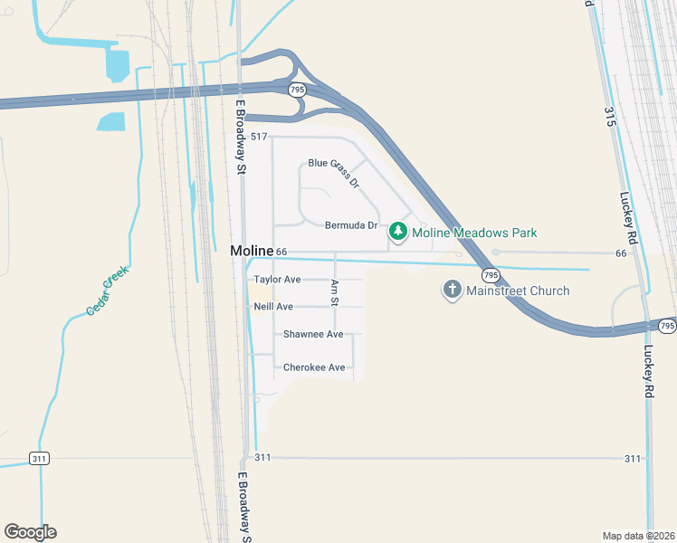 map of restaurants, bars, coffee shops, grocery stores, and more near 5731 Taylor Avenue in Walbridge