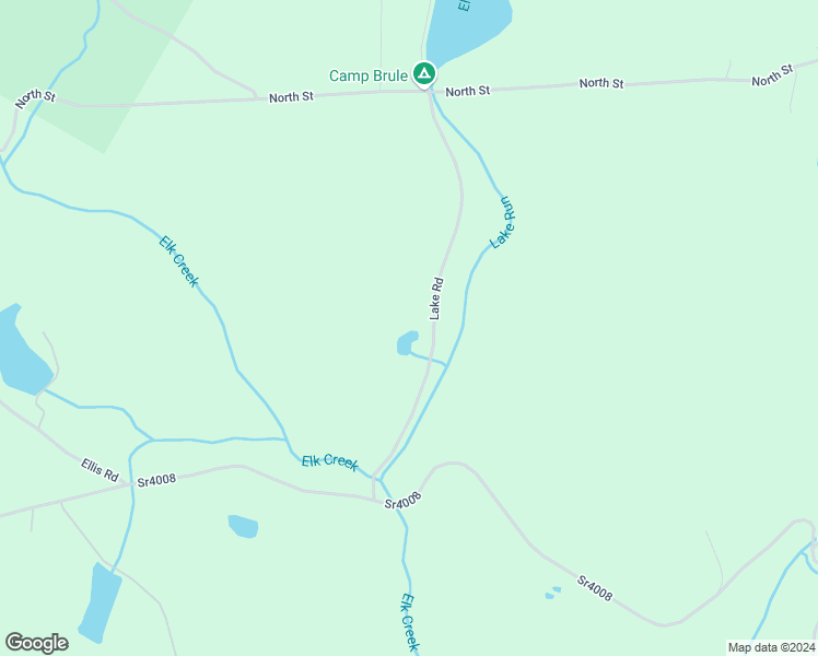 map of restaurants, bars, coffee shops, grocery stores, and more near Lake Road in Forksville