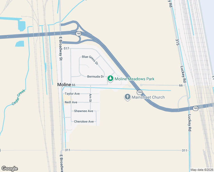 map of restaurants, bars, coffee shops, grocery stores, and more near 5647 Moline Martin Road in Walbridge