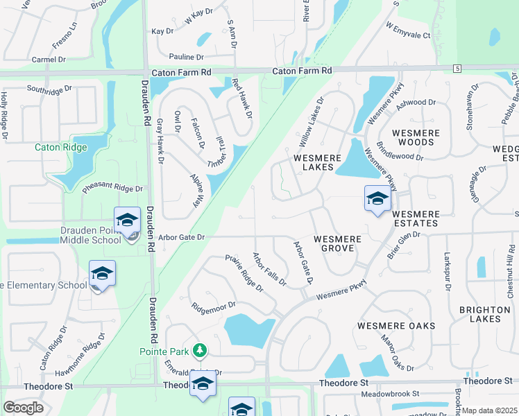 map of restaurants, bars, coffee shops, grocery stores, and more near 2010 Arbor Falls Drive in Plainfield