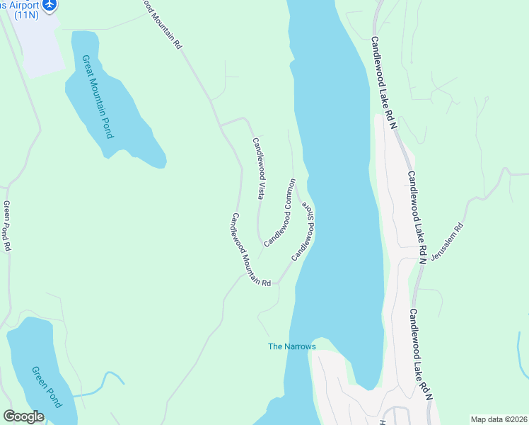 map of restaurants, bars, coffee shops, grocery stores, and more near 36 Candlewood Vista in New Milford