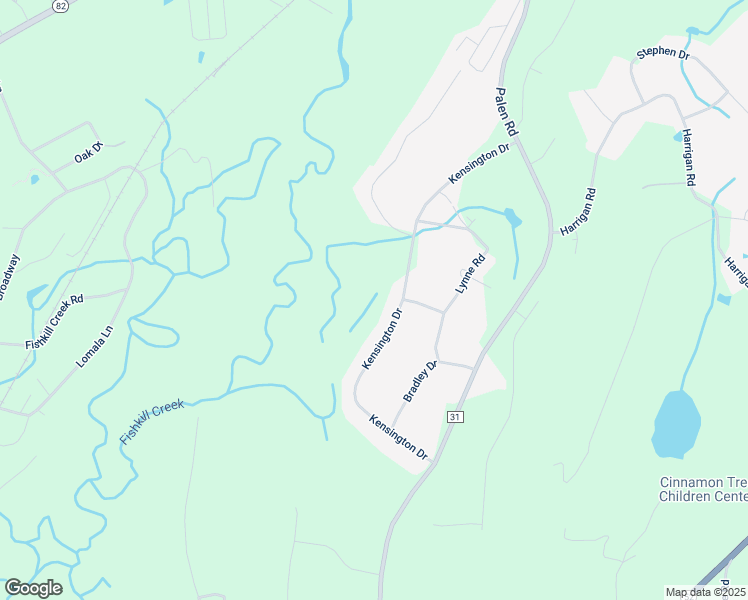 map of restaurants, bars, coffee shops, grocery stores, and more near 43 Kensington Dr in Hopewell Junction