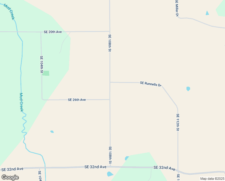 map of restaurants, bars, coffee shops, grocery stores, and more near 2535 Southeast 108th Street in Runnells
