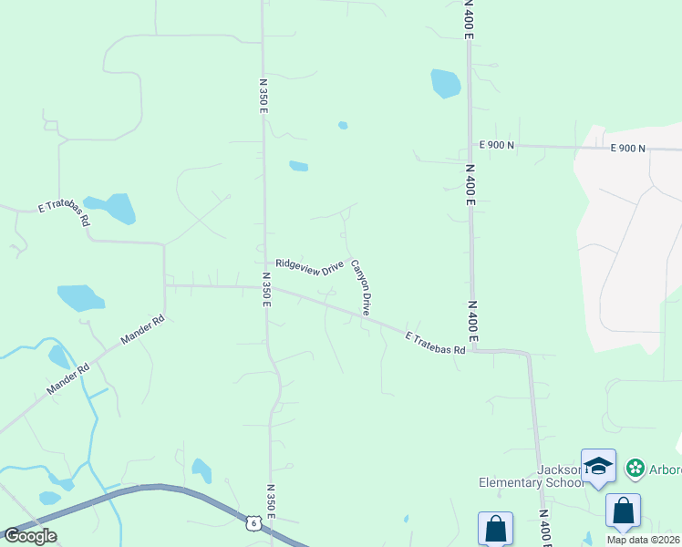 map of restaurants, bars, coffee shops, grocery stores, and more near 872 Canyon Ridgeview in Valparaiso