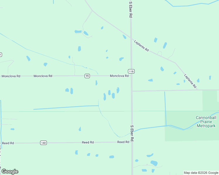map of restaurants, bars, coffee shops, grocery stores, and more near 10343 Monclova Road in Monclova