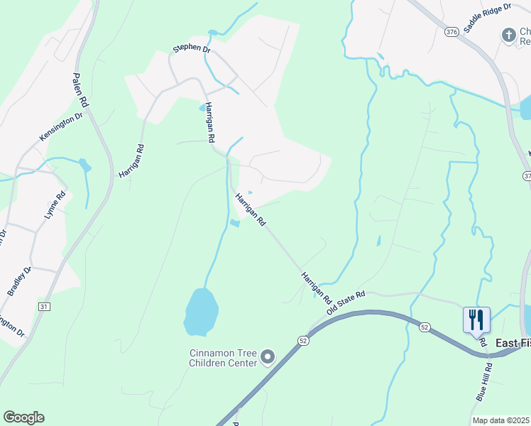 map of restaurants, bars, coffee shops, grocery stores, and more near 40 Harrigan Road in Hopewell Junction