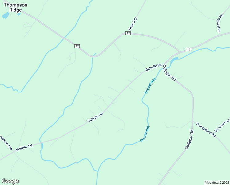 map of restaurants, bars, coffee shops, grocery stores, and more near 709 Bullville Road in Montgomery