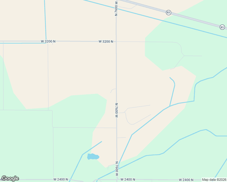 map of restaurants, bars, coffee shops, grocery stores, and more near 2955 North 7600 West in Corinne