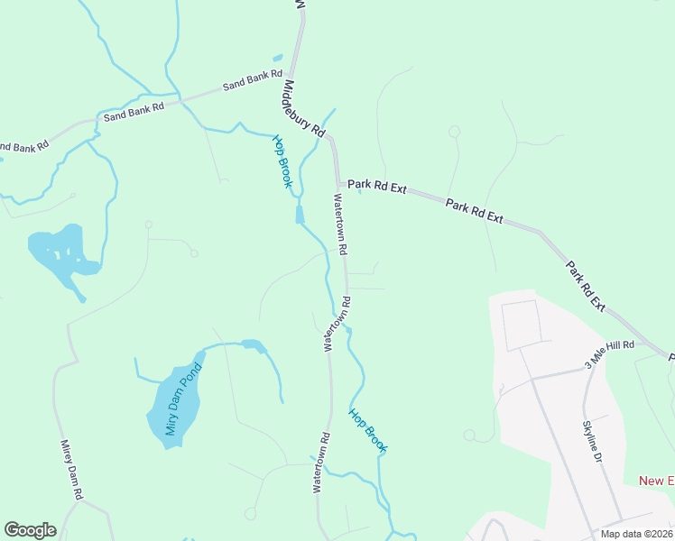 map of restaurants, bars, coffee shops, grocery stores, and more near 607 Watertown Road in Middlebury