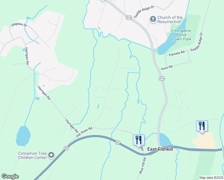 map of restaurants, bars, coffee shops, grocery stores, and more near 68 Van Vlack Road in Hopewell Junction
