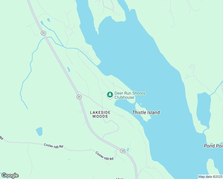 map of restaurants, bars, coffee shops, grocery stores, and more near 25 Deer Run Trail in Sherman