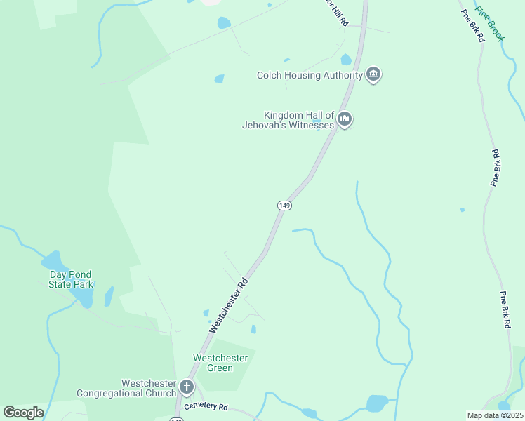 map of restaurants, bars, coffee shops, grocery stores, and more near 362 Westchester Road in Colchester