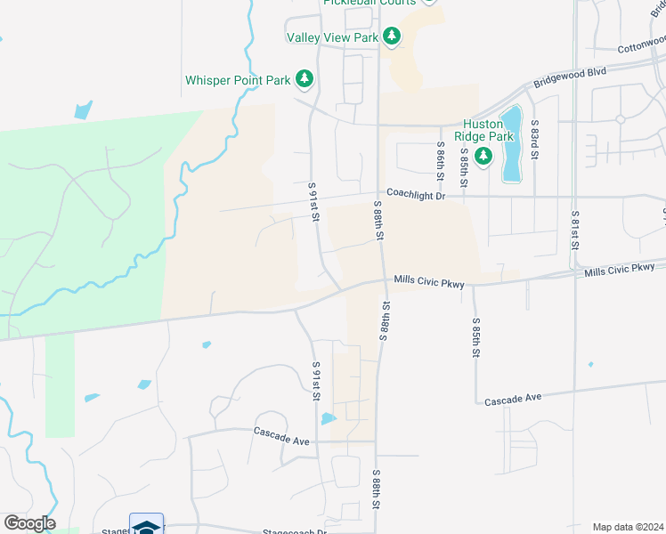map of restaurants, bars, coffee shops, grocery stores, and more near 462 South 91st Street in West Des Moines