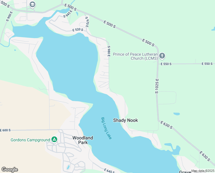 map of restaurants, bars, coffee shops, grocery stores, and more near 5698 South 980 East in Wolcottville