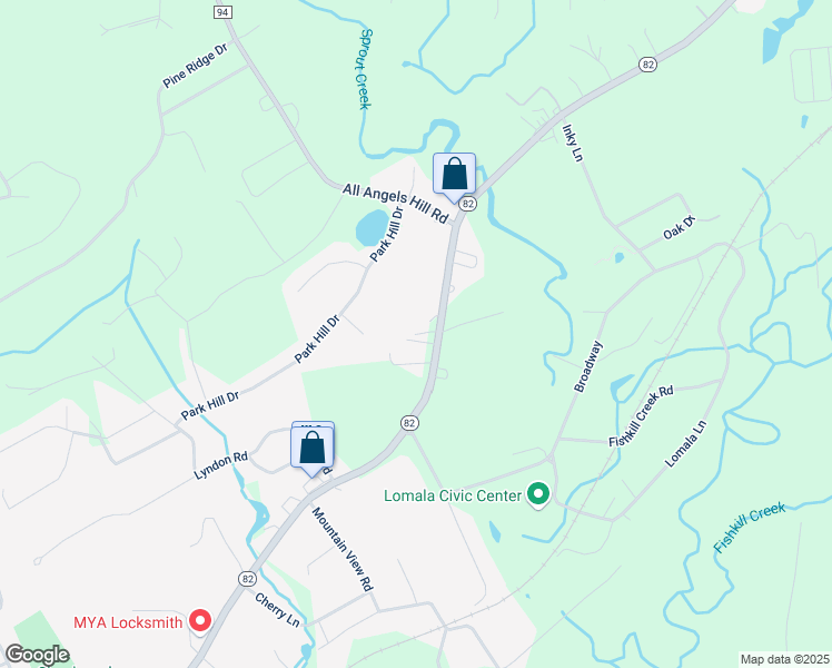 map of restaurants, bars, coffee shops, grocery stores, and more near 311 New York 82 in Hopewell Junction