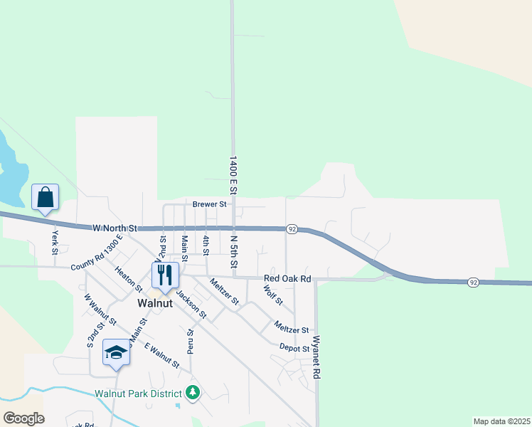 map of restaurants, bars, coffee shops, grocery stores, and more near 312 Brewer Circle Drive in Walnut