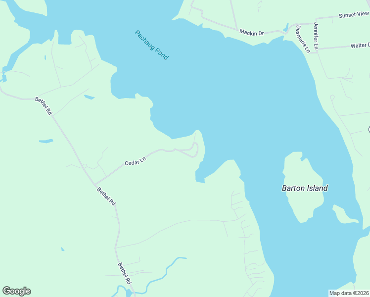 map of restaurants, bars, coffee shops, grocery stores, and more near 96 Cedar Lane in Griswold