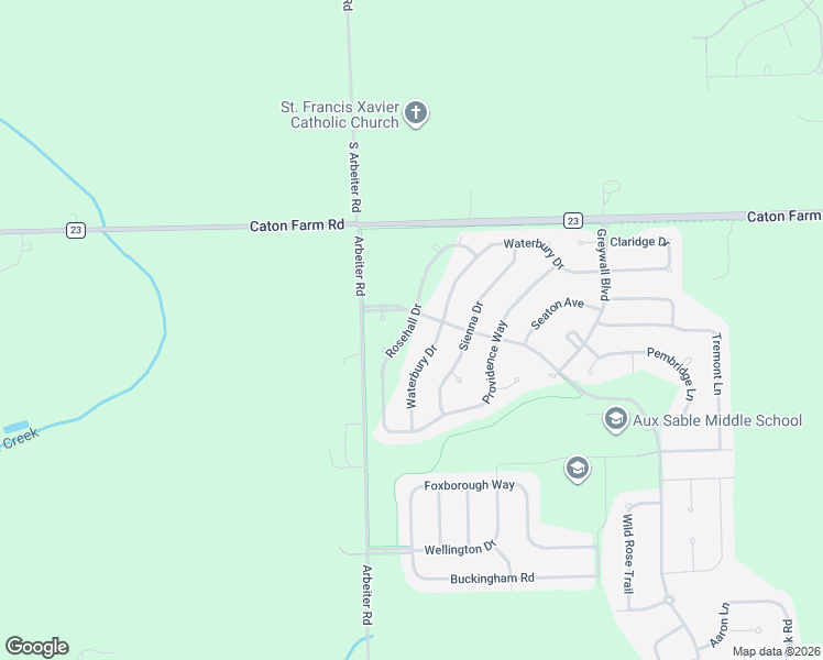map of restaurants, bars, coffee shops, grocery stores, and more near 2202 Rosehall Drive in Joliet