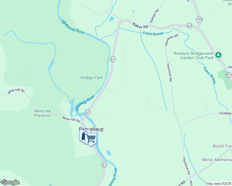 map of restaurants, bars, coffee shops, grocery stores, and more near 2 Evergreen Lane in Roxbury
