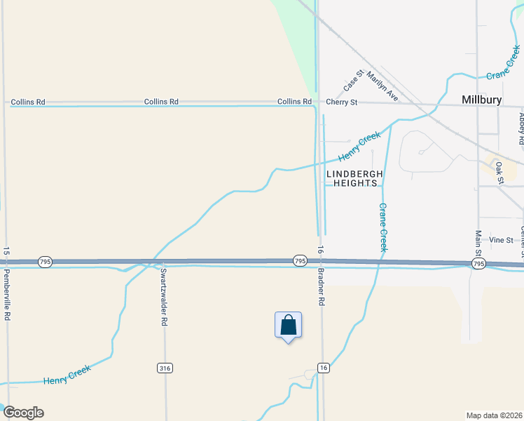 map of restaurants, bars, coffee shops, grocery stores, and more near in Millbury