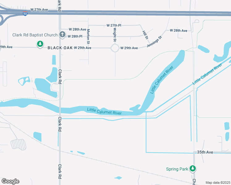 map of restaurants, bars, coffee shops, grocery stores, and more near 4813 Wright Street in Gary