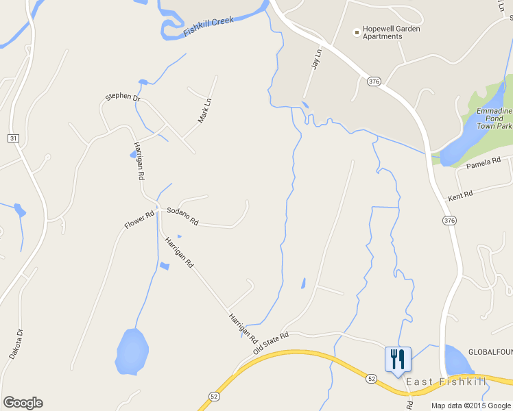 map of restaurants, bars, coffee shops, grocery stores, and more near 36 Sodano Road in Hopewell Junction