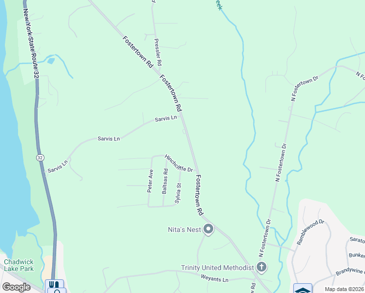 map of restaurants, bars, coffee shops, grocery stores, and more near 517 County Road 86 in Newburgh