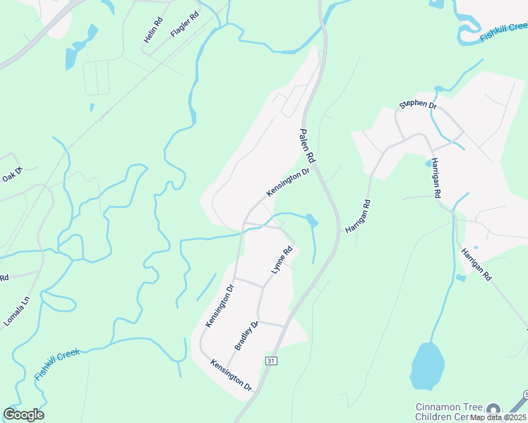 map of restaurants, bars, coffee shops, grocery stores, and more near 68 Kensington Drive in Hopewell Junction