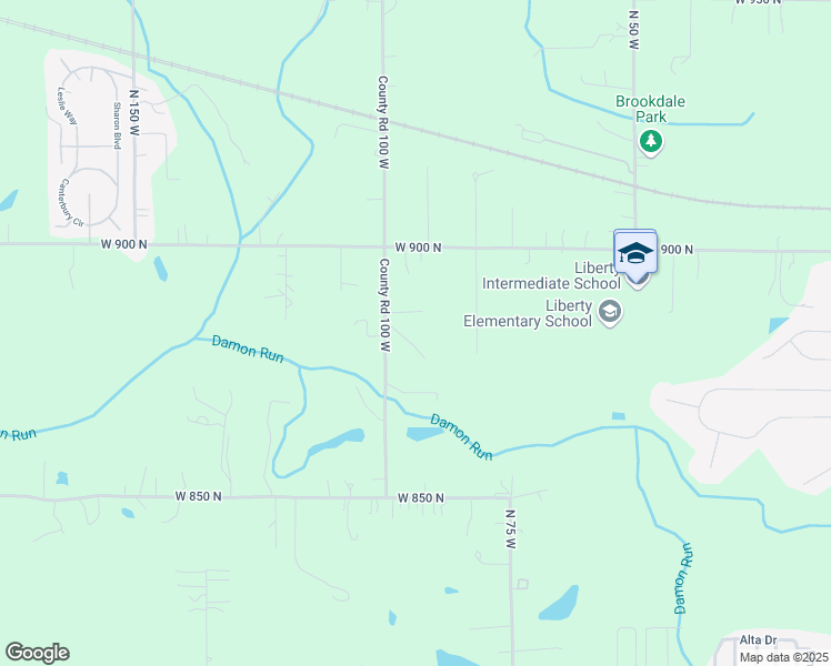 map of restaurants, bars, coffee shops, grocery stores, and more near 887 North 100 West in Valparaiso