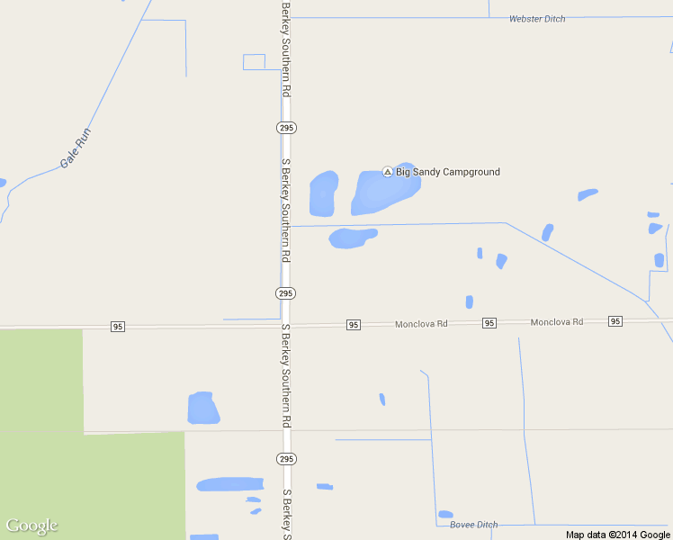 map of restaurants, bars, coffee shops, grocery stores, and more near 4257 South Berkey Southern Road in Swanton