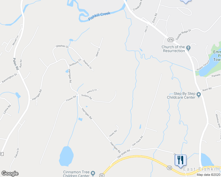 map of restaurants, bars, coffee shops, grocery stores, and more near 35 Sodano Road in Hopewell Junction