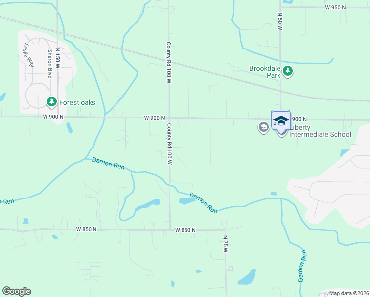map of restaurants, bars, coffee shops, grocery stores, and more near 887 North 100 West in Valparaiso
