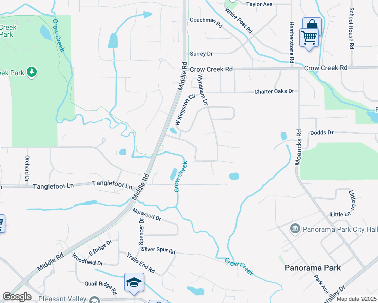 map of restaurants, bars, coffee shops, grocery stores, and more near 4869-4963 Brookview Court in Bettendorf