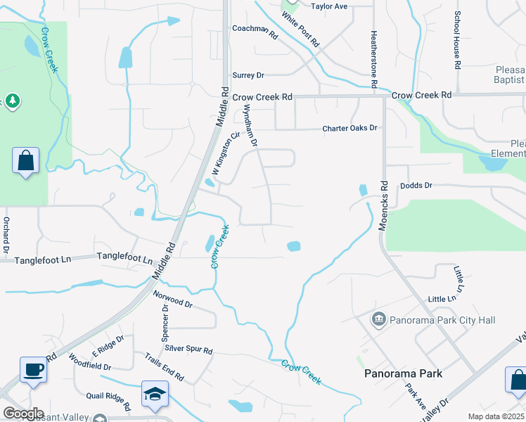 map of restaurants, bars, coffee shops, grocery stores, and more near Wyndham Drive in Bettendorf