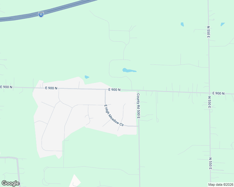 map of restaurants, bars, coffee shops, grocery stores, and more near 477-489 East 900 North in Valparaiso