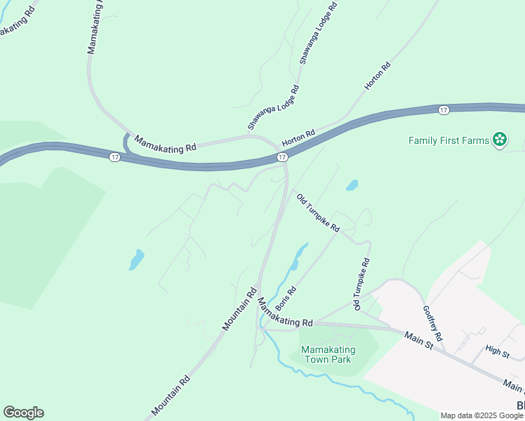 map of restaurants, bars, coffee shops, grocery stores, and more near 20 Evergreen Lane in Bloomingburg